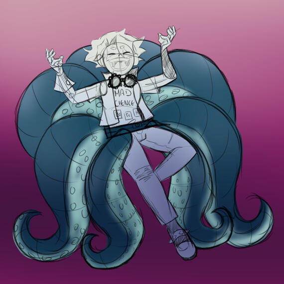 Three color sketch
